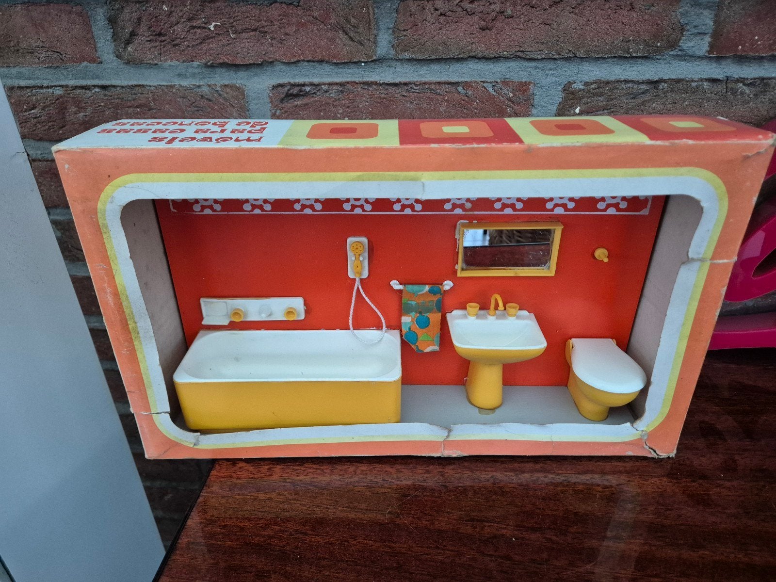 salle de bain miniature vintage, Collections, Enlèvement ou Envoi, Poupée
