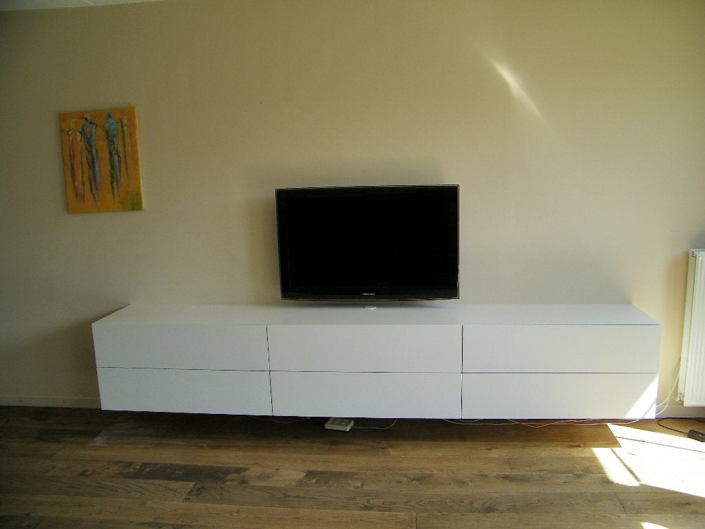 Design audiomeubel stereomeubel tv meubel op maat., Huis en Inrichting, Kasten |Televisiemeubels, Ophalen, Nieuw, Teakhout