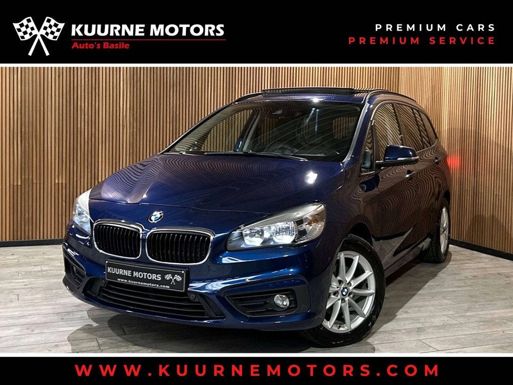BMW 2 Serie 216 dA GT 7pl Alu17"/Pano/Leder/Gps/Pdc/Airco/Bt, Autos, BMW, Cuir, Euro 6, Entreprise, 7 places