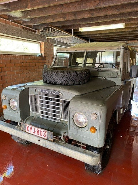 Land Rover serie 3  (109/3) long base, Autos, Land Rover, Achat, Attache-remorque, Noir, 2 portes