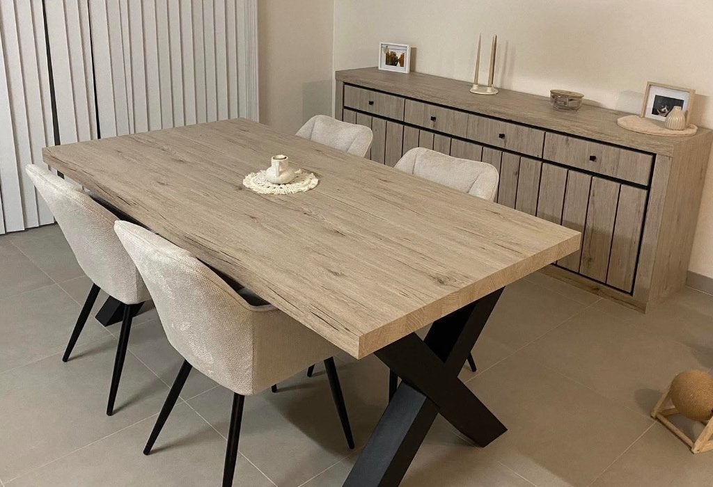 Meubels, Huis en Inrichting, Complete eetkamers, Nieuw, 4 tot 6 stoelen, Ophalen