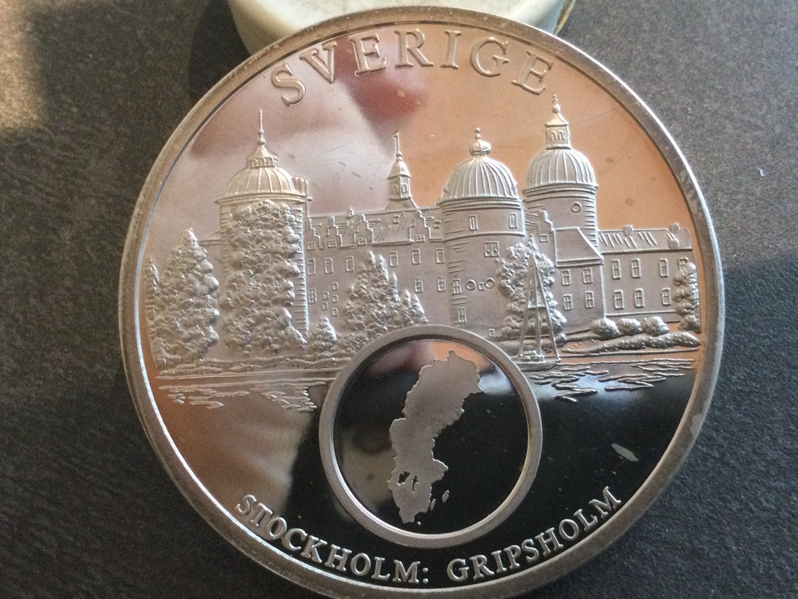 Zweden medaille European currencies, Ophalen of Verzenden