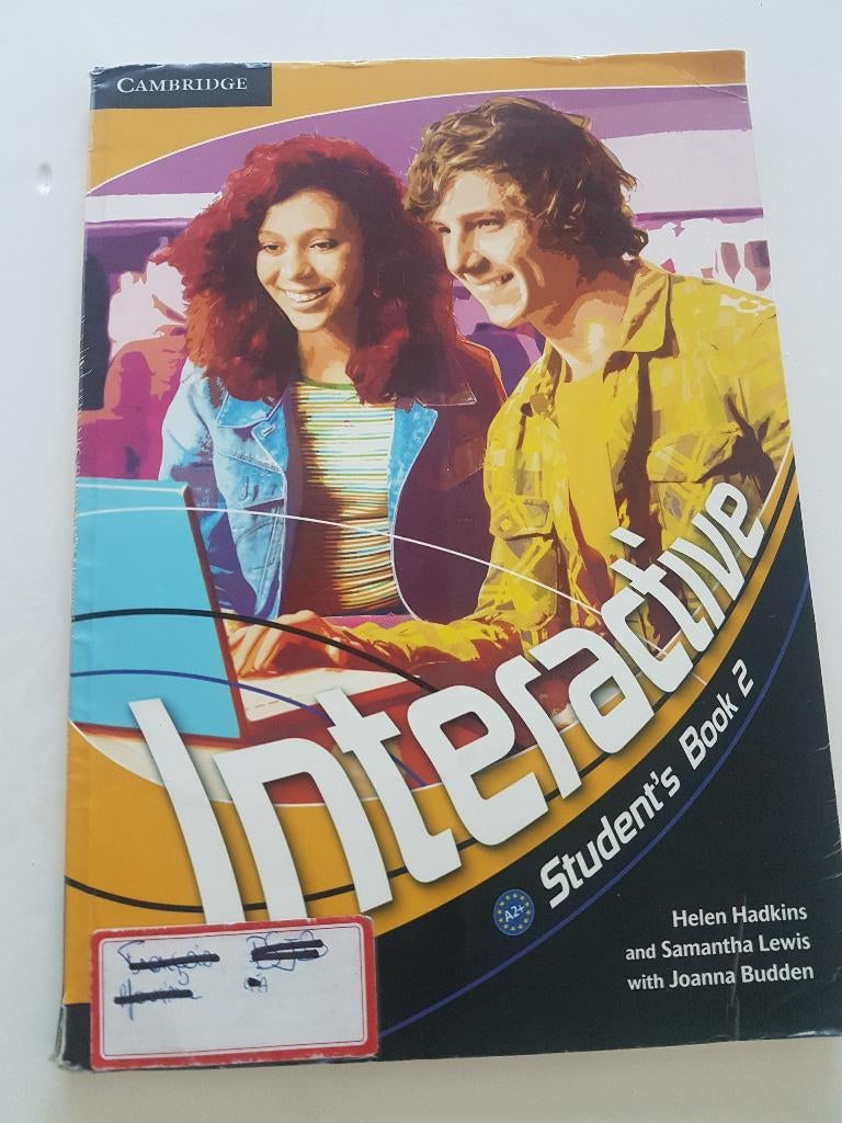 "Interactive Studen's Book 2"-Hadkins-Lewis-Budden-CAMBRIDGE, Enlèvement ou Envoi, Comme neuf