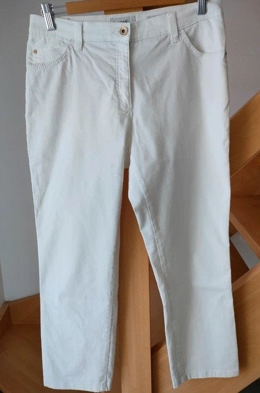Lichte zomerse Capribroek Brax. Maat: 40, Maat 38/40 (M), Brax, Wit, Ophalen of Verzenden