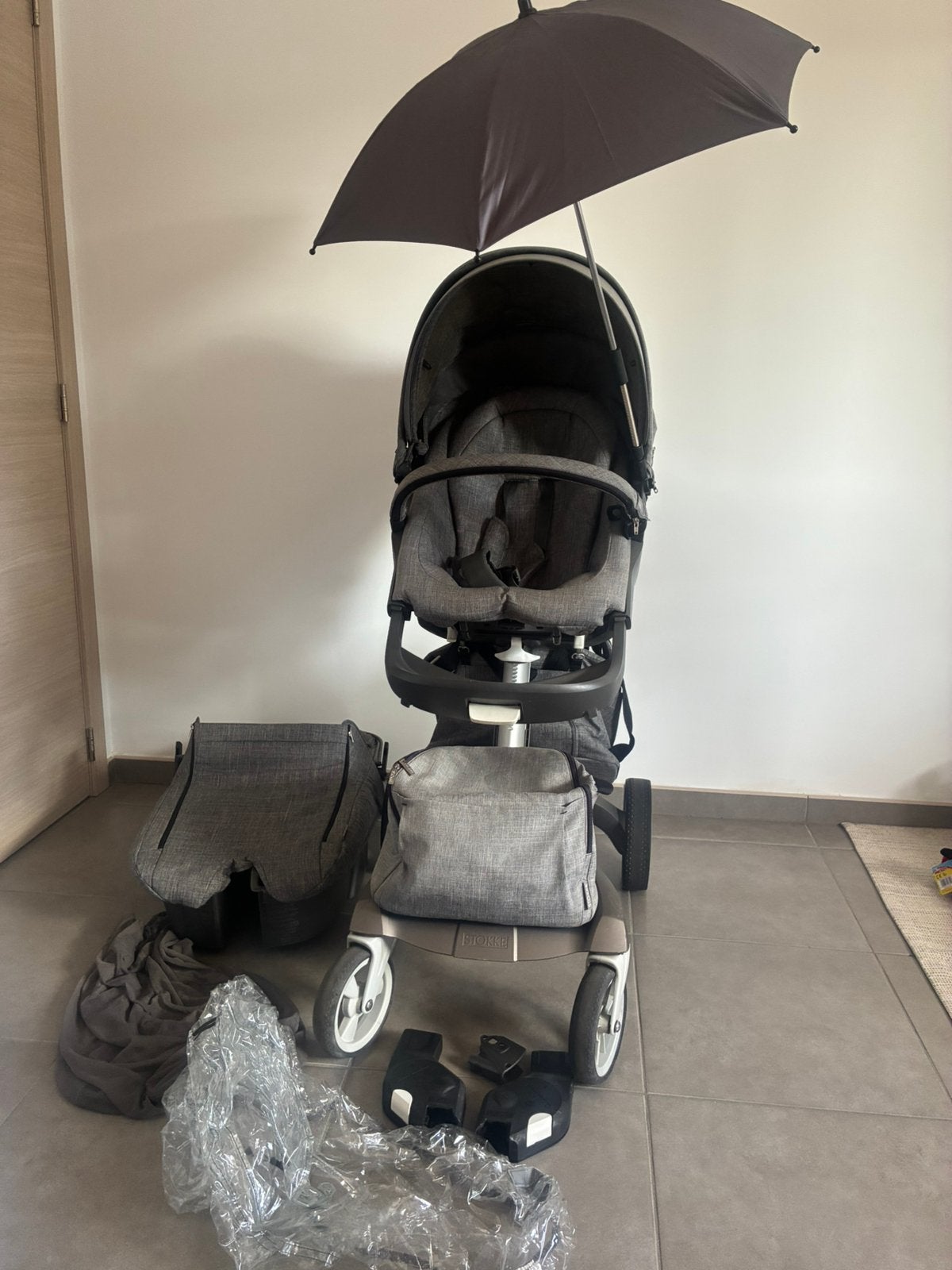 Stokke xplory met alle accessoires, Ophalen, Zo goed als nieuw, Overige merken, Regenhoes