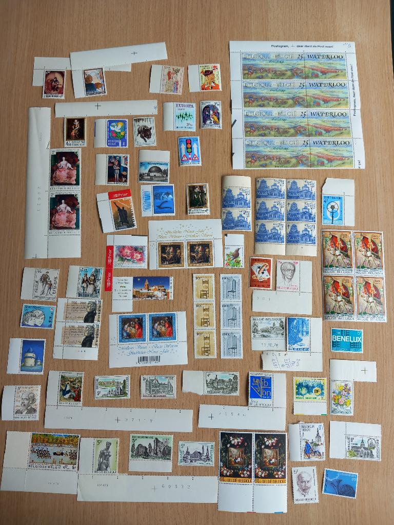 Belgische postzegels, Ophalen, Postfris, Postfris