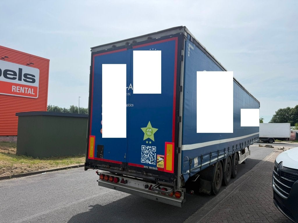 Fliegl (Stock ID 28548), Auto's, Blauw, Bedrijf, Aanhangers en Opleggers, Te koop