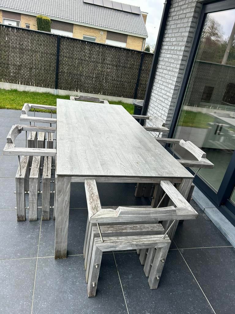 Tuinset, Ophalen, Gebruikt