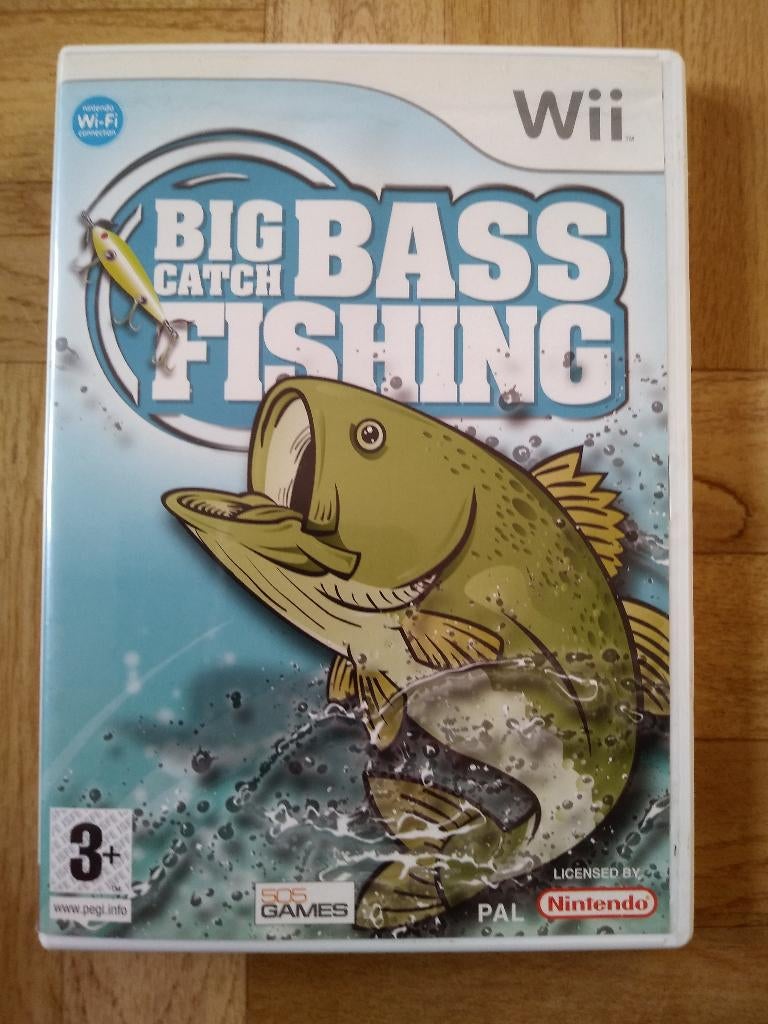 Big Catch Bass Fishing pour Wii ou Wii U, Enlèvement ou Envoi, À partir de 3 ans, 3 joueurs ou plus, Sport