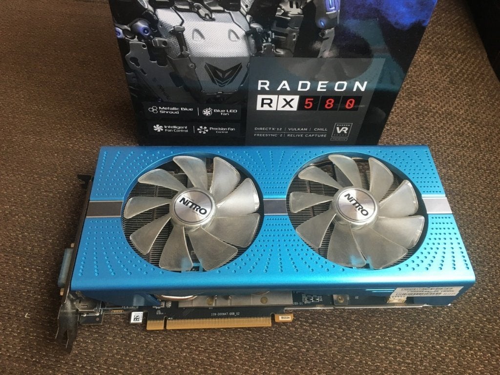 Sapphire Nitro+ Radeon RX 580 8 Go, PCI-Express 3, AMD, HDMI, Comme neuf