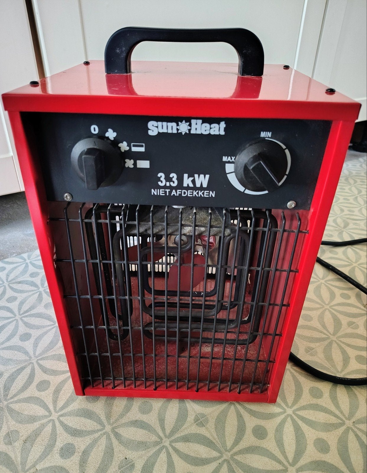 Sun Heat warmtekanon, elektrische radiator, portable kachel, 30 tot 80 cm, Kachel, Minder dan 60 cm, Ophalen of Verzenden