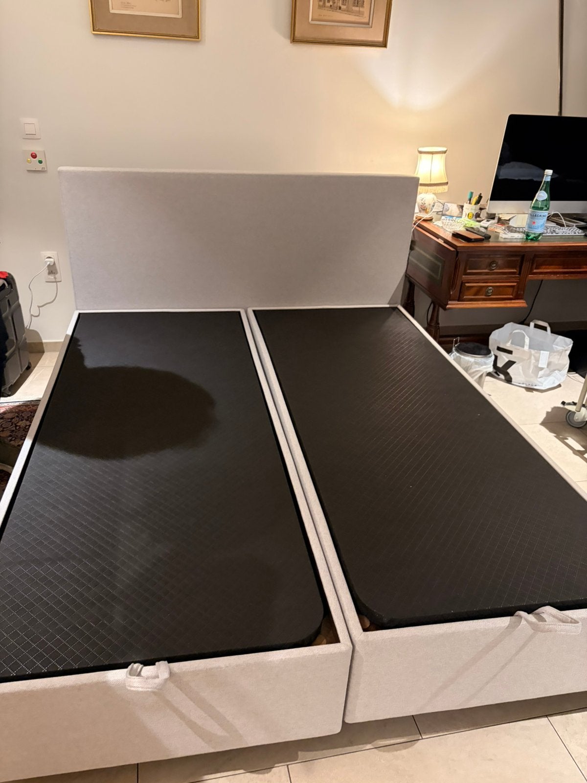 Sleepy storage bed + matras + topper, Maison & Meubles, Chambre à coucher | Lits boxsprings, Enlèvement, Comme neuf