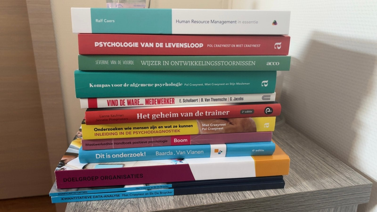 Boeken 1ste jaar Toegepaste Psychologie – Howest Brugge, Boeken, Studieboeken en Cursussen, Ophalen, Zo goed als nieuw, Hogeschool