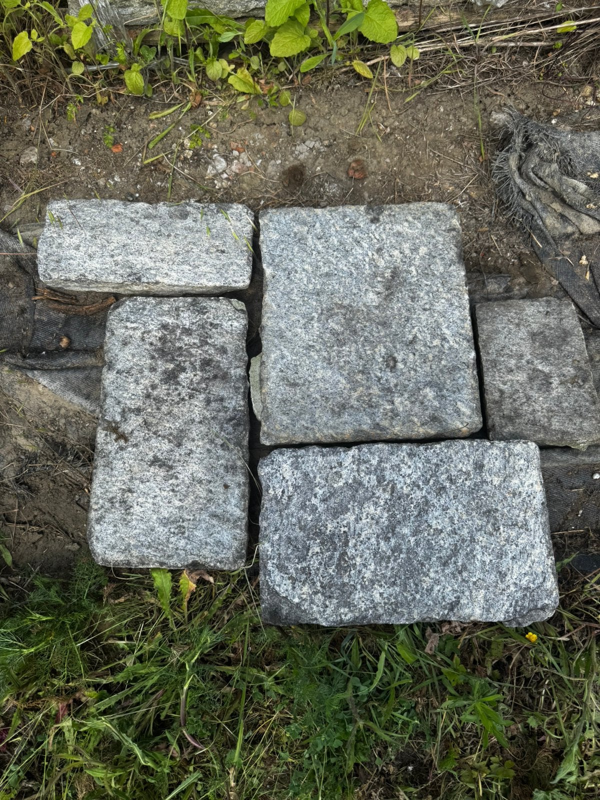 Graniet kasteeltegels, Enlèvement, Utilisé