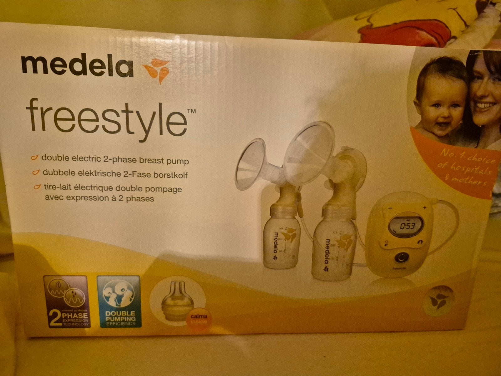 Medela freestyle 2 fase borstkolf (enkel apparaat + adapter), Kinderen en Baby's, Ophalen, Gebruikt, Borstkolf, Medela