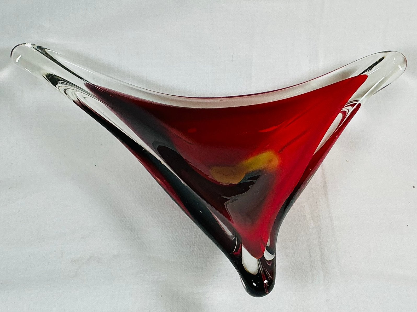 Bol en verre d'été Murano au design vintage, vide poche, Enlèvement ou Envoi, Maison et Meubles