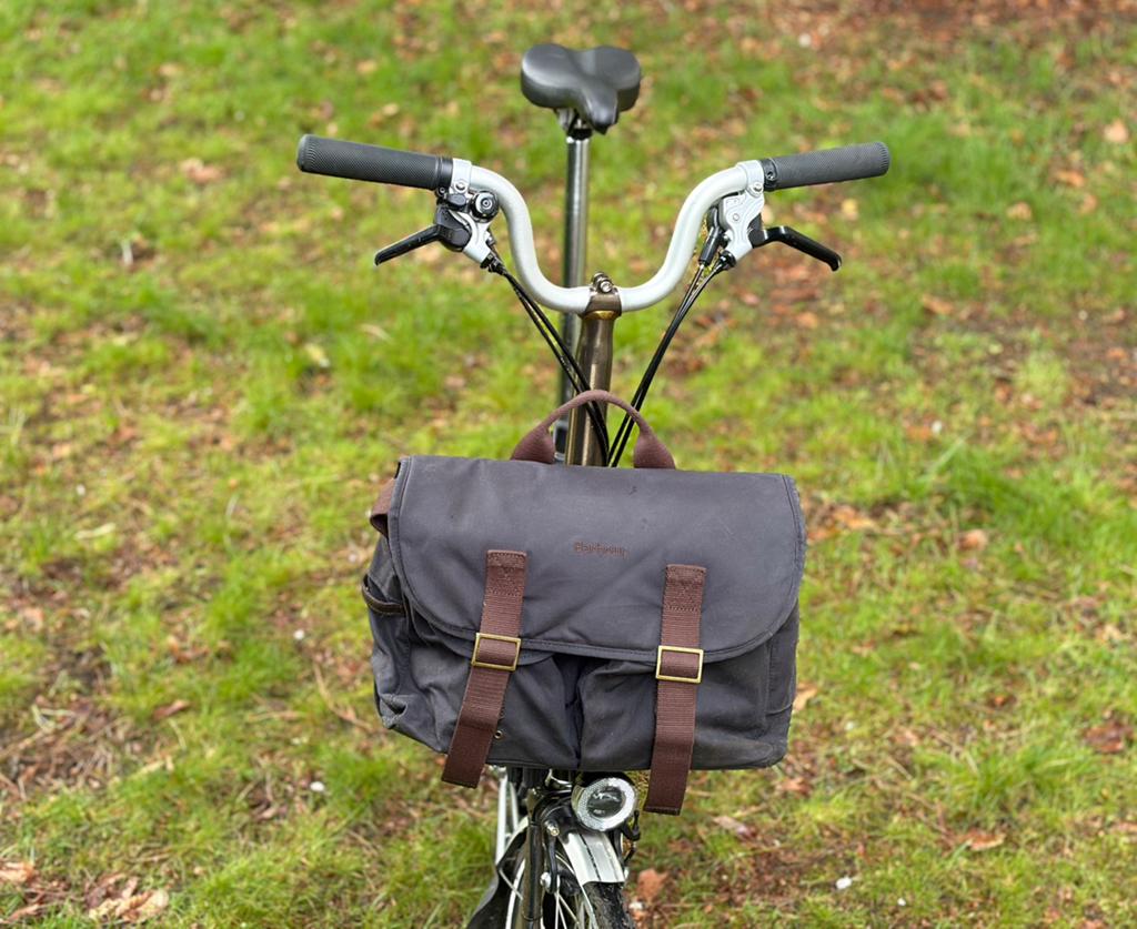 Saccoche Brompton x Barbour, Fietsen en Brommers, Fietsaccessoires | Fietstassen, Ophalen, Zo goed als nieuw