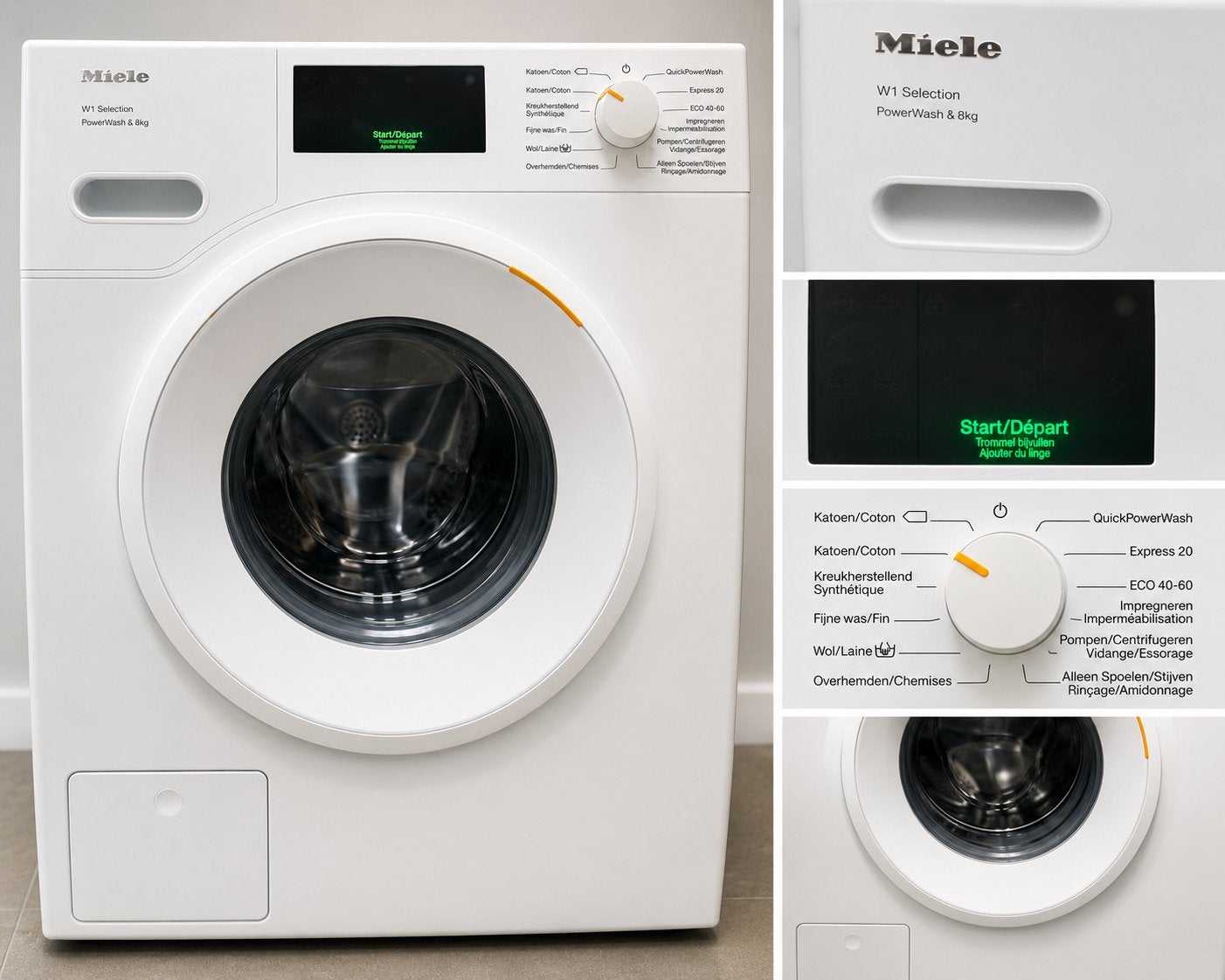 Miele Wasmachine (WSD 323 WCS PowerWash 2.0), Enlèvement, Comme neuf