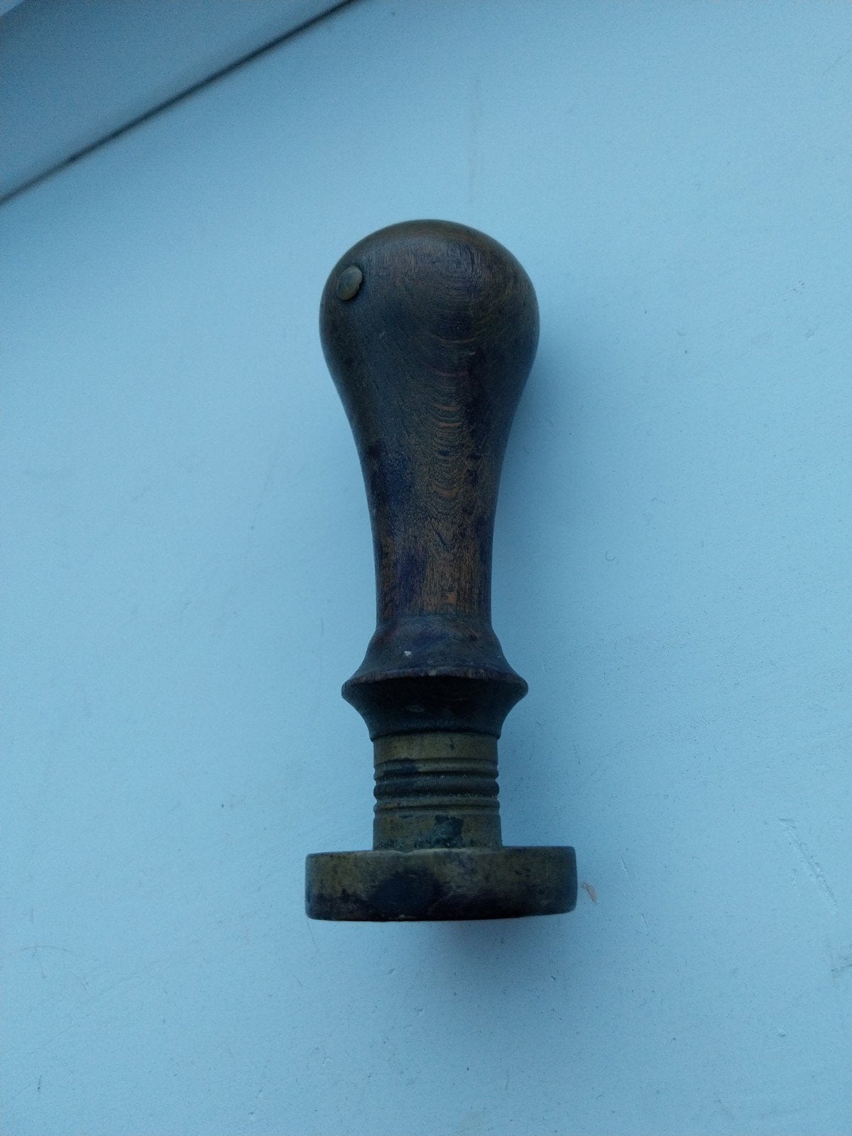 ancien poinçon en bois 1900 Haringe-Roesbrugge, Antiquités & Art, Enlèvement ou Envoi