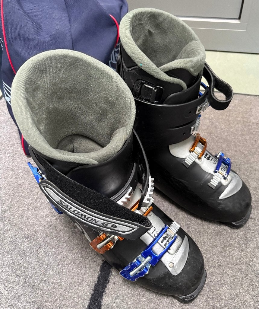 Skischoenen SALOMON PERFORMA, sensifit, custom fit maat 45, Sport en Fitness, Gebruikt, Schoenen, Ski, Salomon