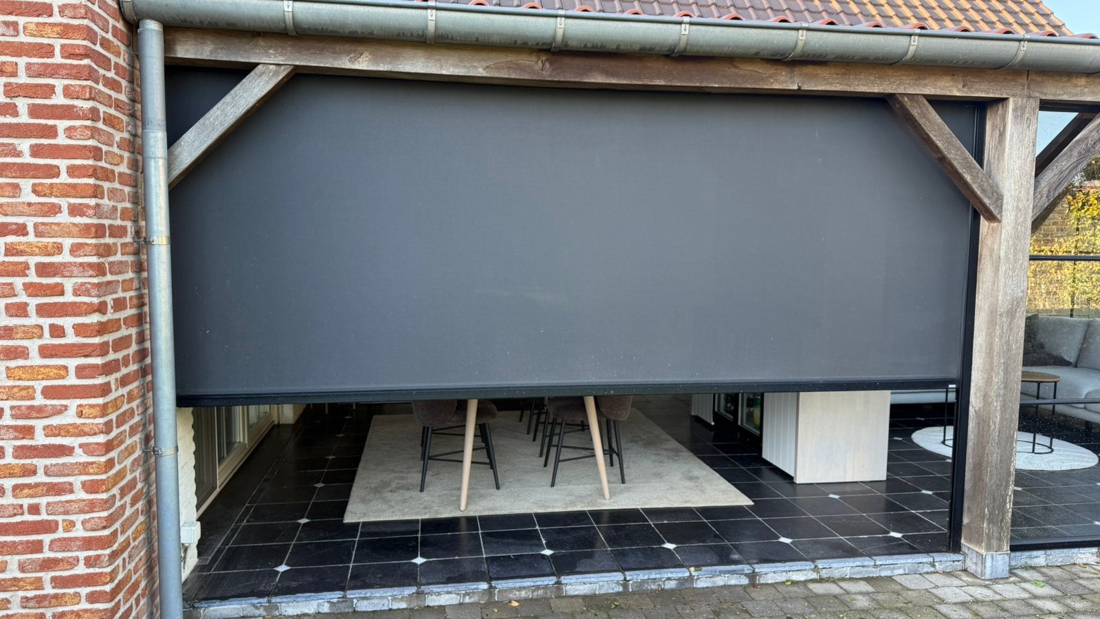 Renson Fixscreen in zeer goede staat, 250 cm à 450 cm, Comme neuf, Enlèvement, Électrique