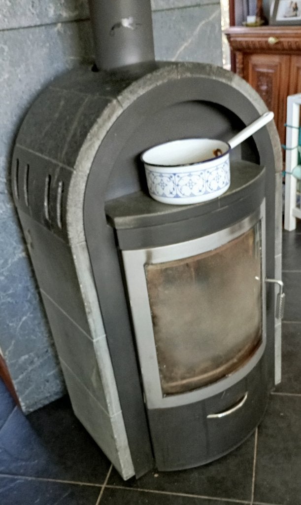 hark speksteenkachel, Huis en Inrichting, Ophalen, Gebruikt