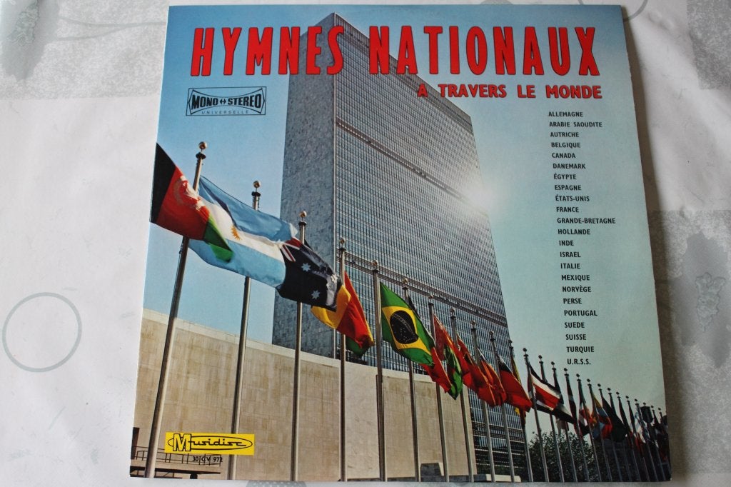 Hymnes nationaux a travers le monde -lp, Cd's en Dvd's, LP, Overige genres, Ophalen of Verzenden, Zo goed als nieuw