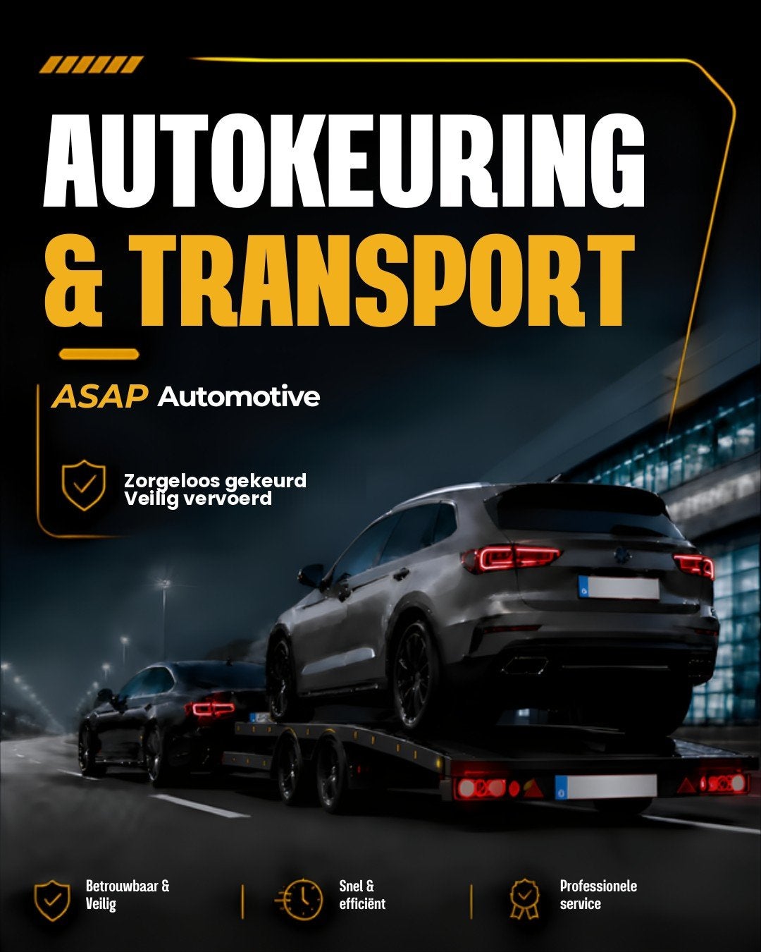AUTOKEURING & TRANSPORT - PREMIUM SERVICE, Ophalen