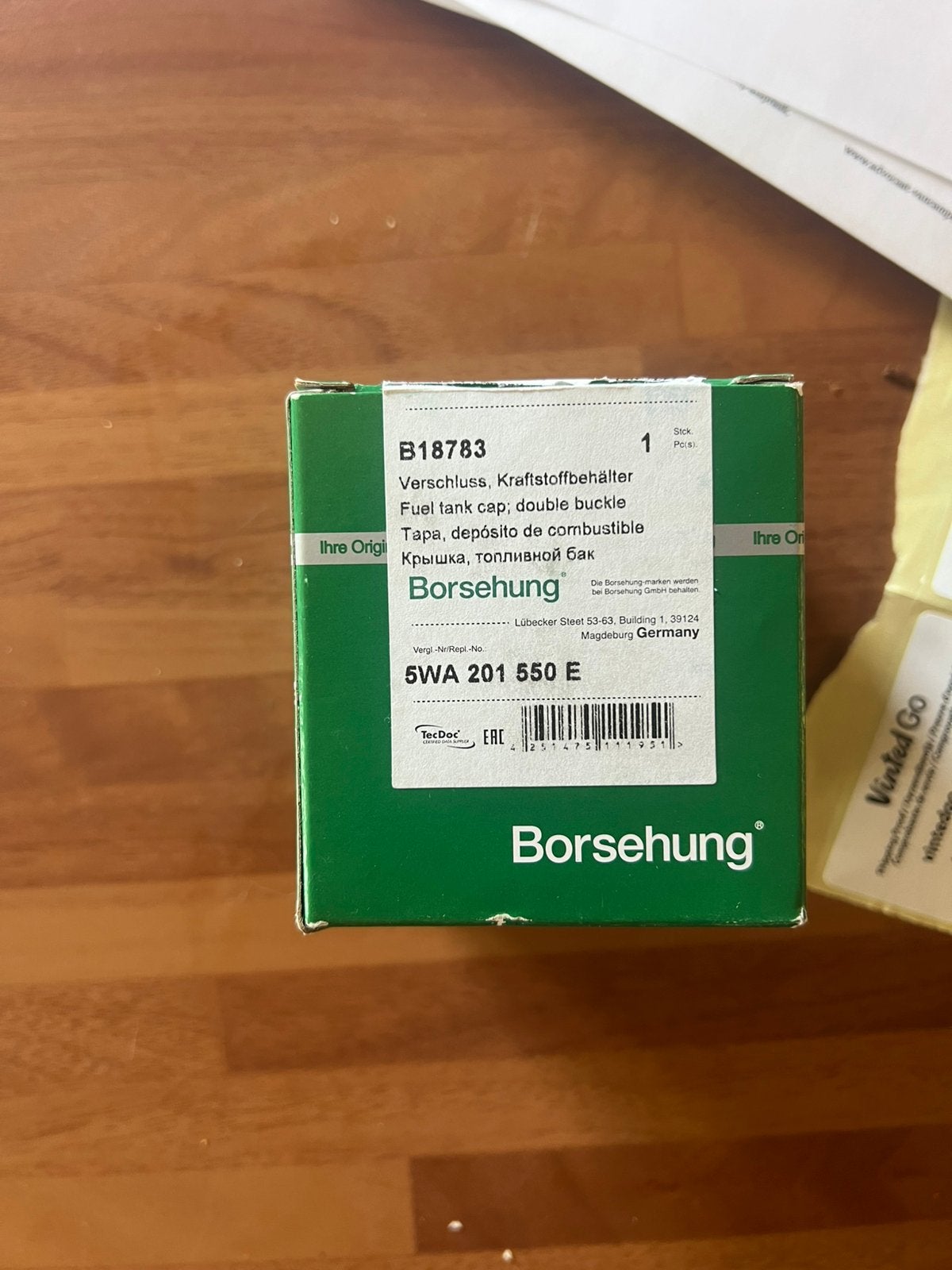 VAG tankdop, Doe-het-zelf en Bouw, Alarmsystemen, Ophalen of Verzenden, Nieuw