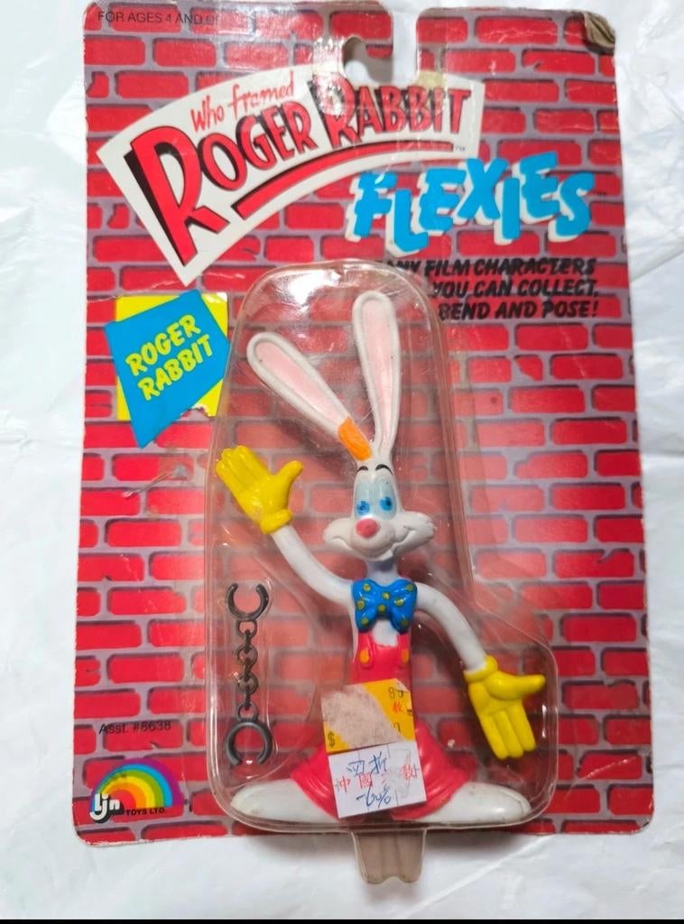 Disney Roger Rabbit vintage figurine bendable. Rare figurine