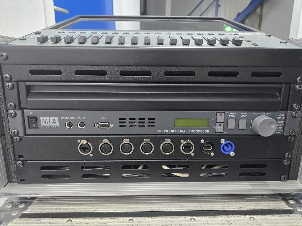 Licht computer MA onPC flightcase, Ophalen, Gebruikt, Licht, Geluidgestuurd