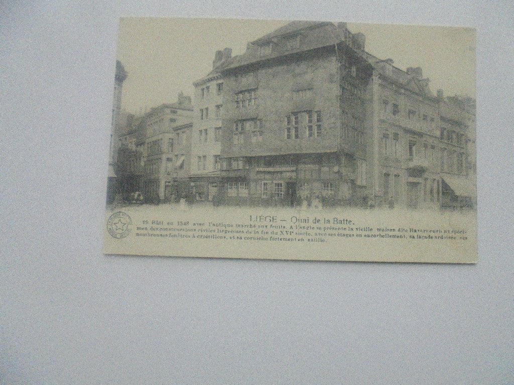liége - Quai de la batte, Verzenden, Voor 1920, Gelopen, Luik