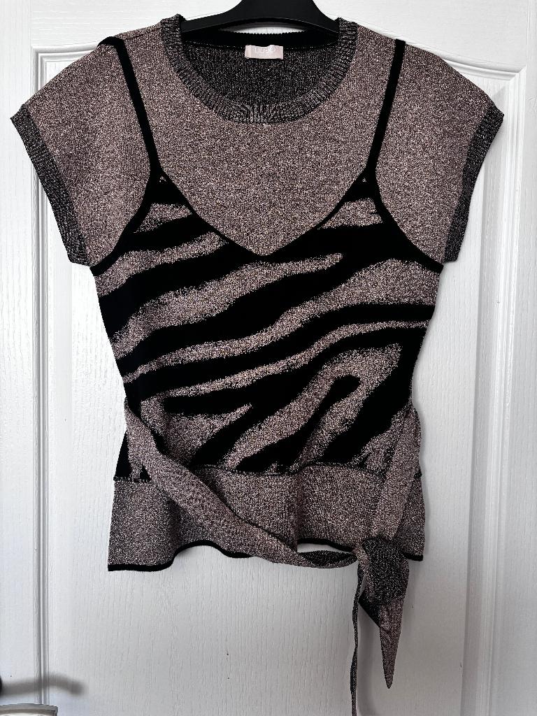 Liu-Jo Nieuw speciaal bloesje in Perfecte Nieuwe st xl, Liu Jo, Zwart, Maat 46/48 (XL) of groter, Nieuw