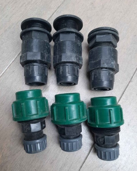 VDL pvc koppelingen 25 x 3/4 inch, Ophalen, Gebruikt, PVC