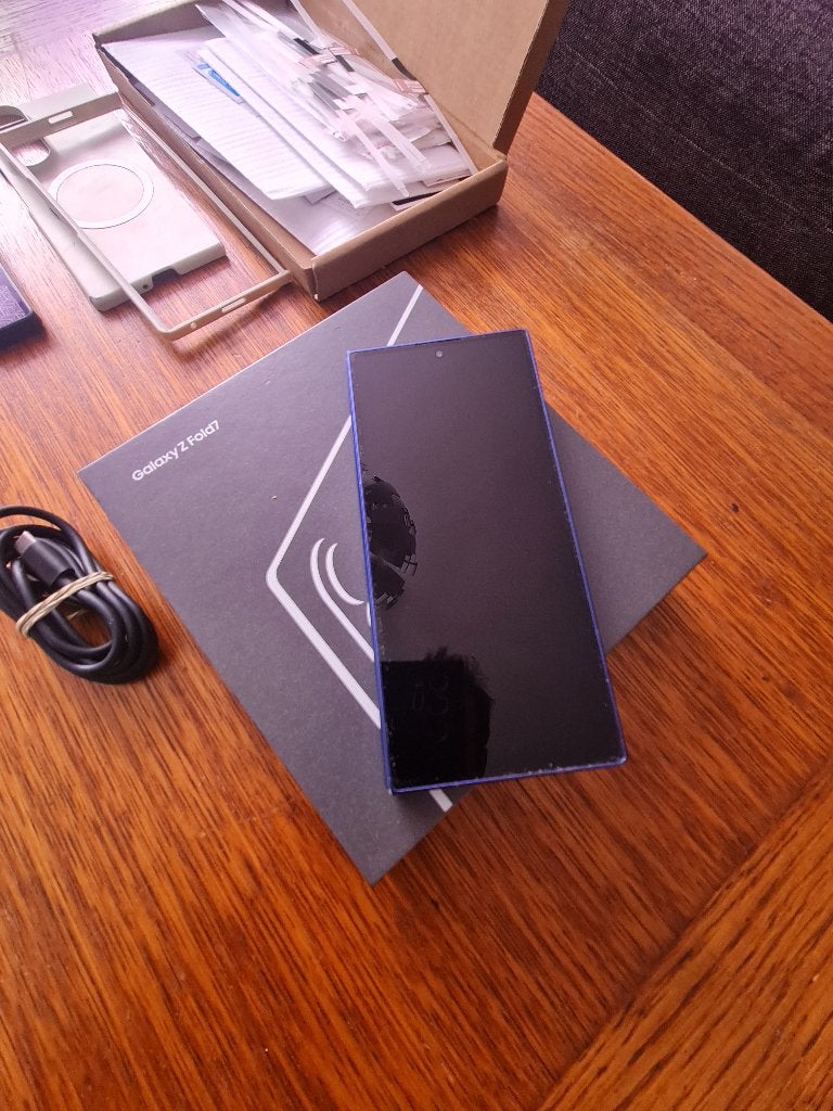 Samsung fold 7, 256 GB, Enlèvement, Utilisé, Bleu
