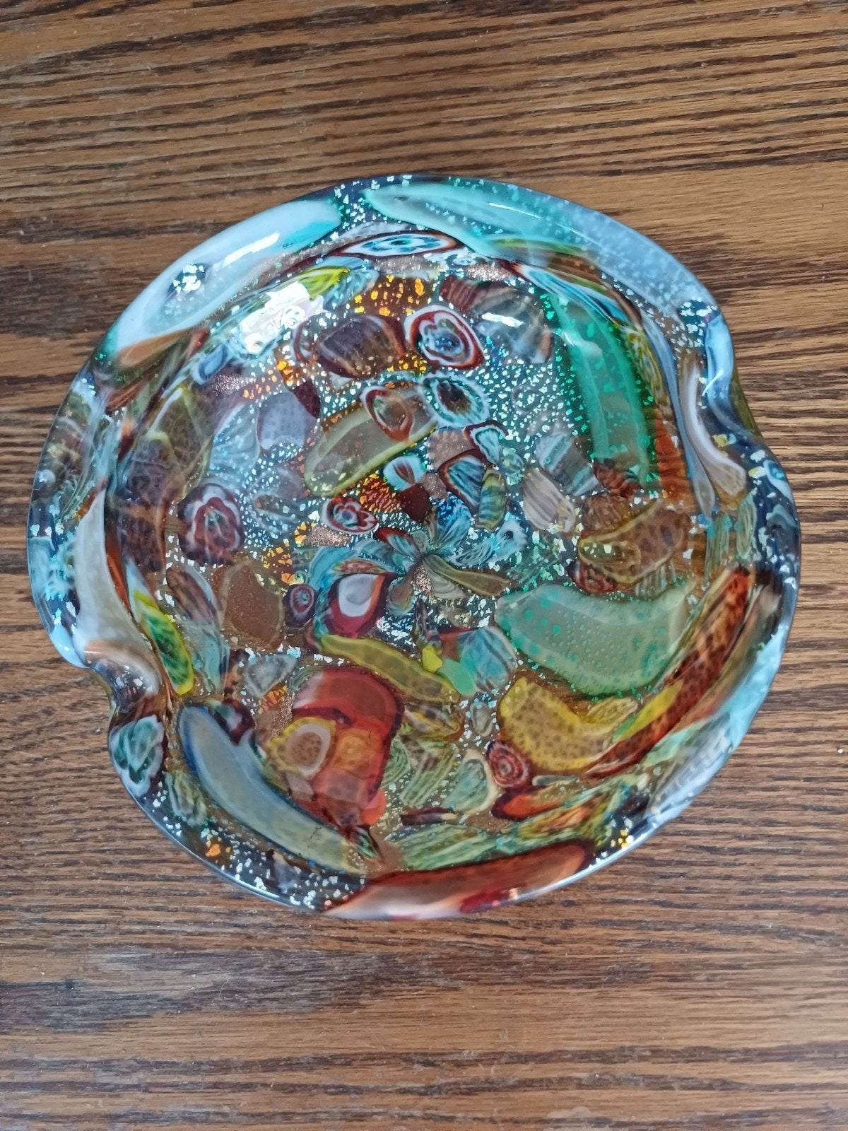 Coupe Vide-Poche Vintage Murano "Tutti Frutti"  Années 50/60, Envoi, Comme neuf, Cendrier