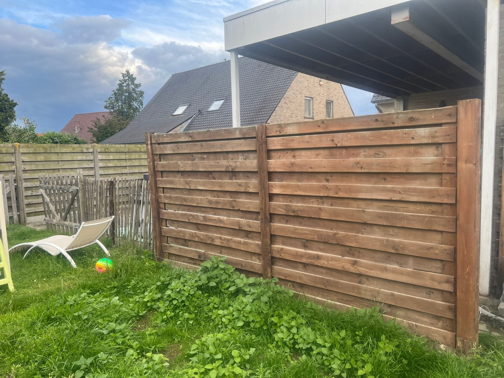 Schutting, Tuin en Terras, Schuttingen, Ophalen, 6 meter of meer, Hout, 1 tot 2 meter