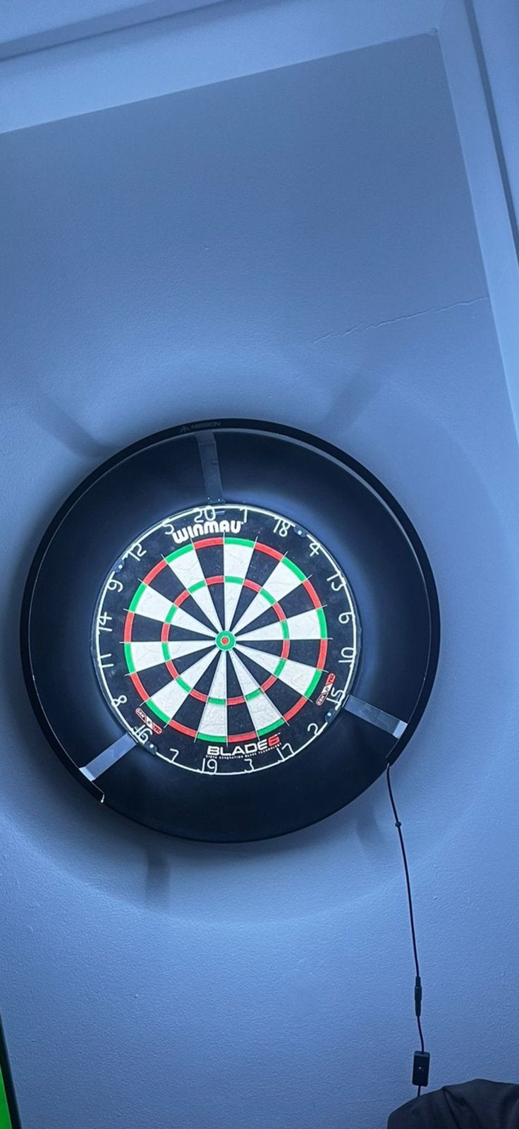 Dartsbord, Enlèvement, Utilisé