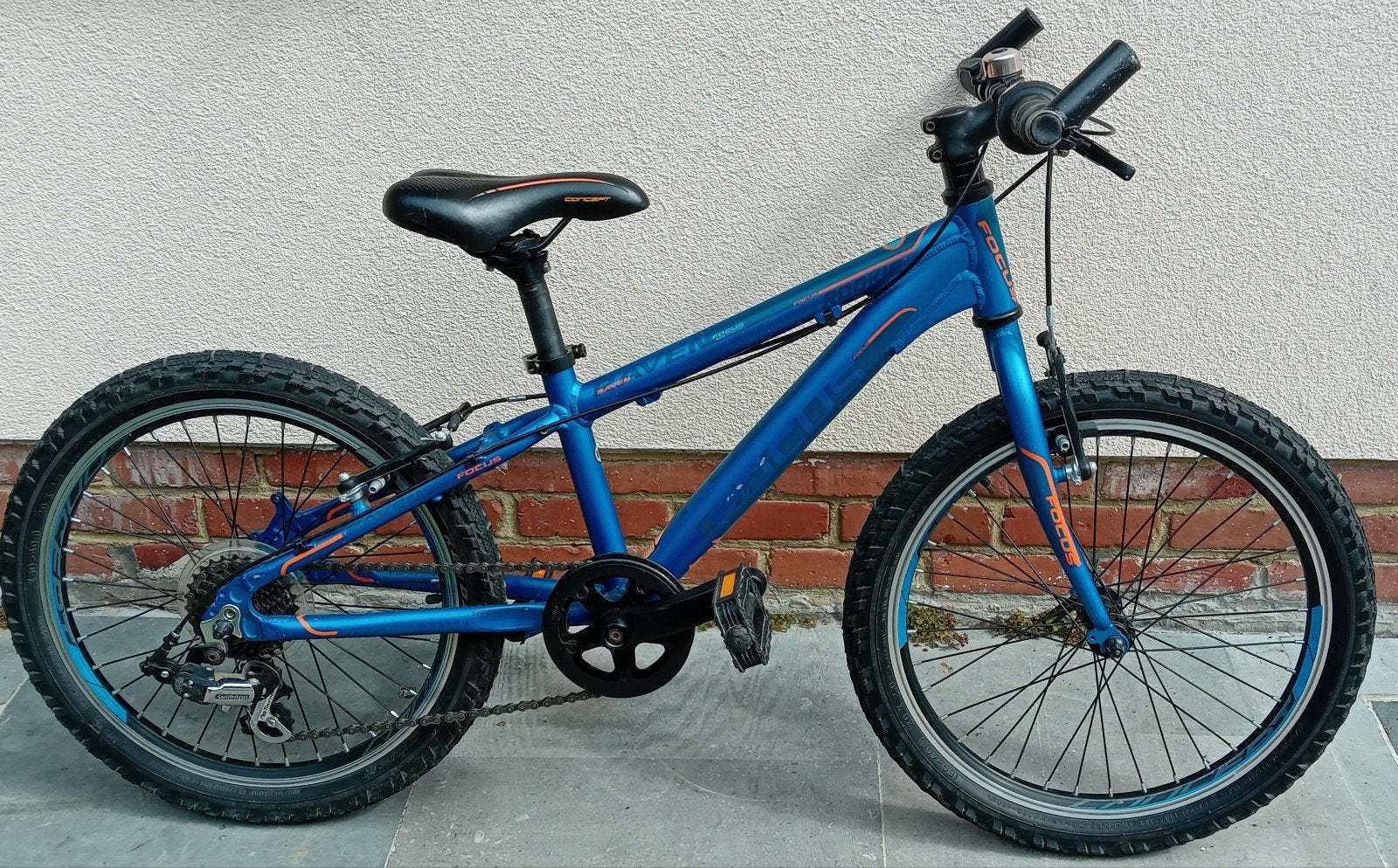 MOUNTAINBIKE 20" FOCUS RAVEN ROOKIE XXS BLAUW - REGIO BRUSSE, Fietsen en Brommers, Ophalen, Gebruikt, Velgrem, 16 tot 20 inch