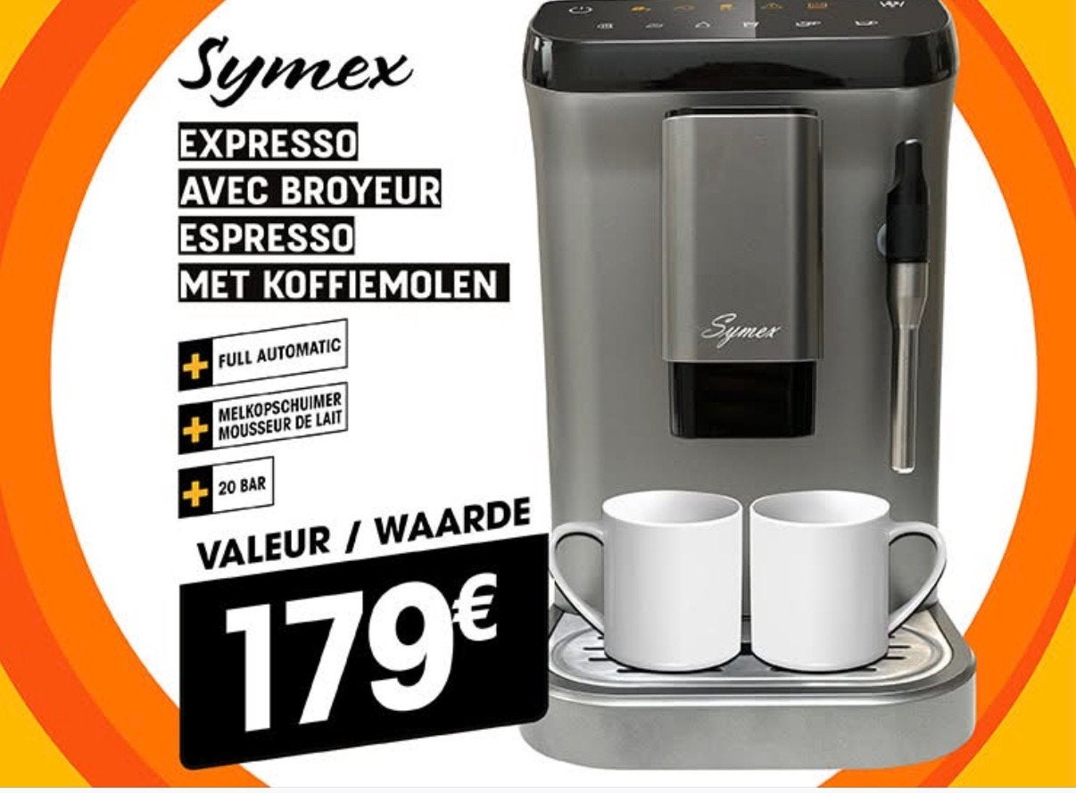 Machine a expresso symex, Ophalen, Zo goed als nieuw