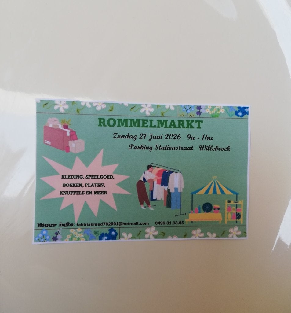 Rommelmarkt, Diversen, Rommelmarktspullen, Zo goed als nieuw, Ophalen