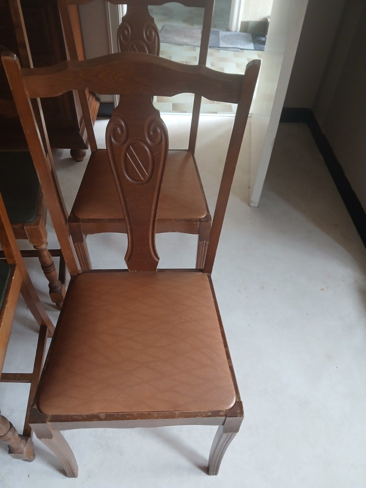 vintage stoel art deco stijl, Antiek en Kunst, Ophalen