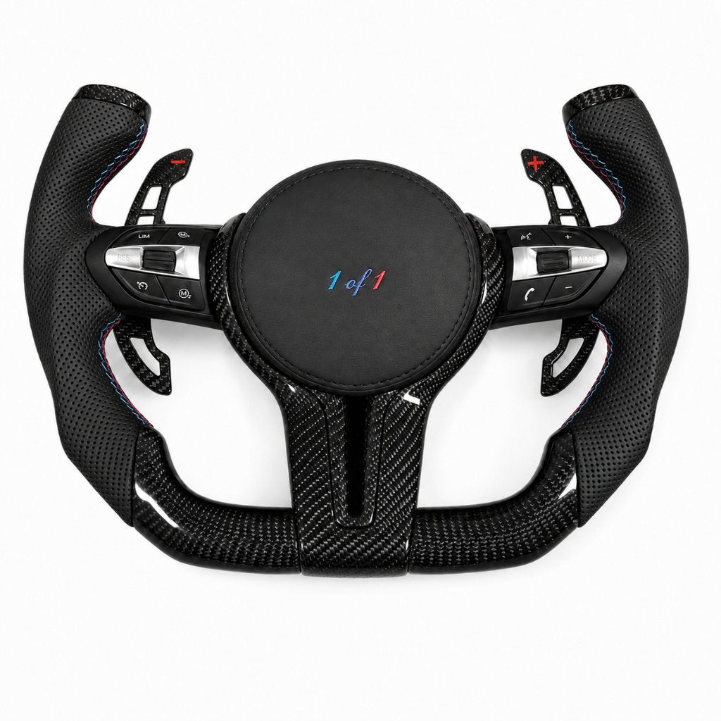 Custom M-kleuren yoke stuur voor BMW F en E modellen, Ophalen of Verzenden, Nieuw, BMW
