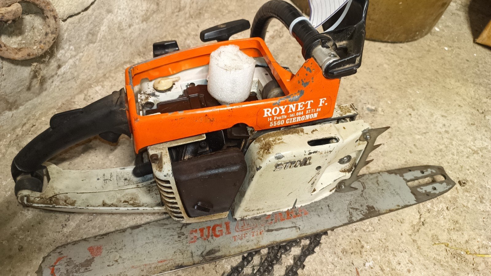 cherche tronçonneuse STIHL 041av donneuse d'organes, Utilisé, Tronçonneuse, STIHL 041av