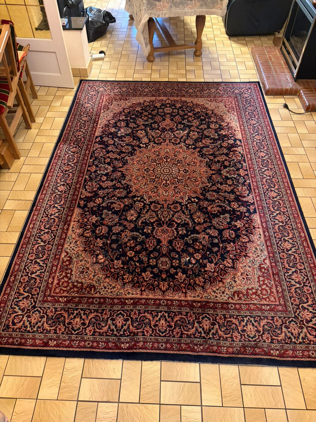 Grand tapis oriental, Maison & Meubles, Enlèvement, Comme neuf