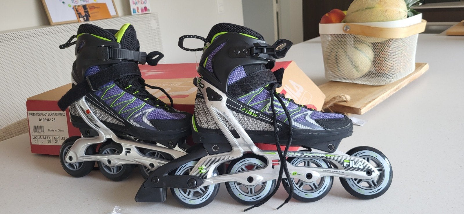 skeelers, Sport en Fitness, Skeelers, Dames, Verstelbaar, Zo goed als nieuw, Inline skates 4 wielen