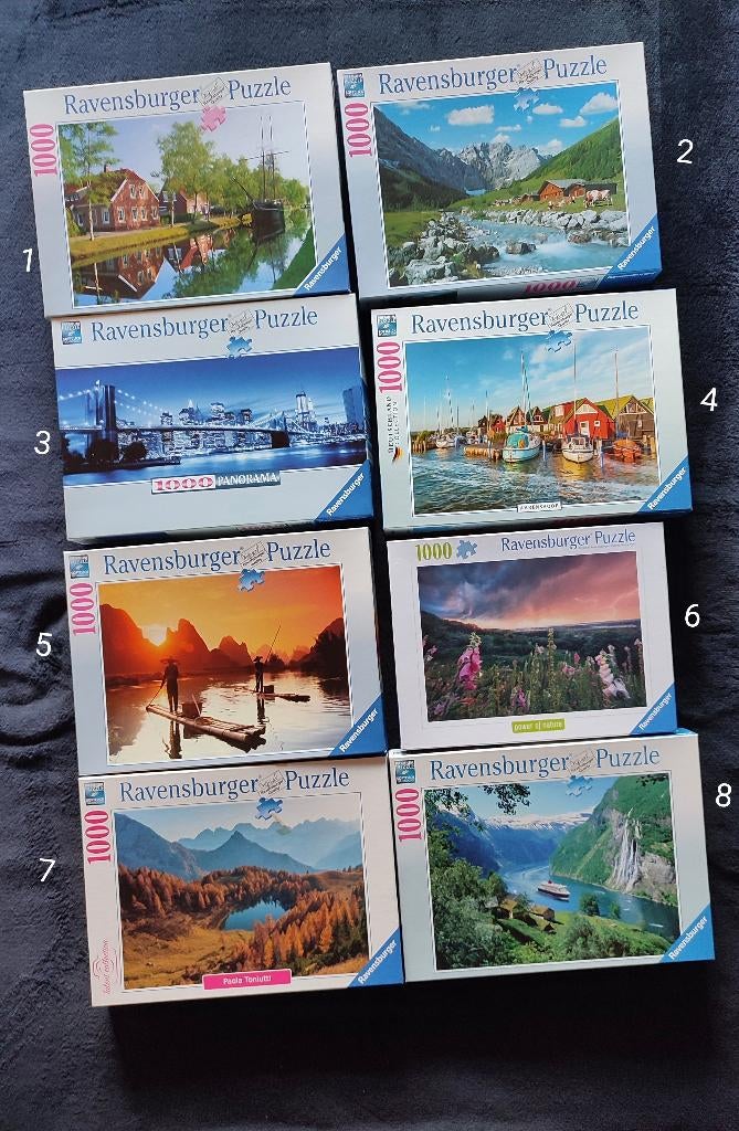 Puzzles, Enlèvement ou Envoi, 500 à 1500 pièces, Comme neuf, Puzzle