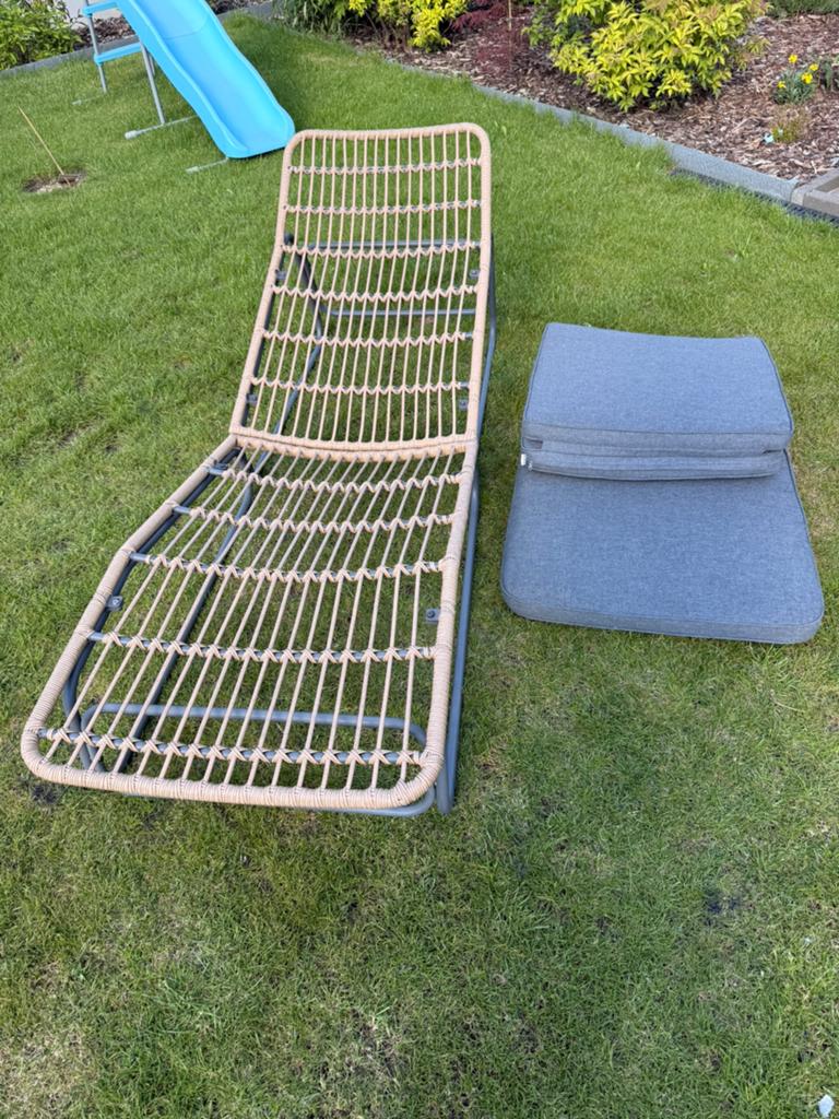 Chaise longue ergonomique, Enlèvement ou Envoi, Comme neuf, Aluminium