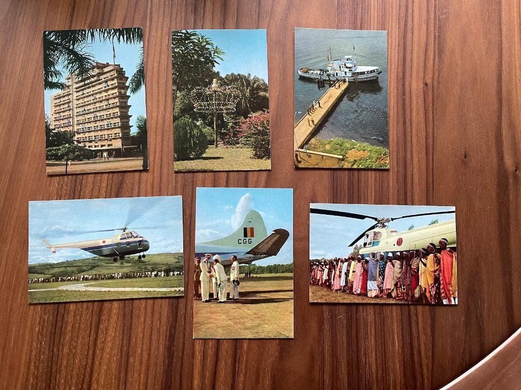 48 Côte d'Or postkaarten, Koning Boudewijn in Congo, 1955, Verzamelen, Postkaarten | Themakaarten, Ongelopen, 1940 tot 1960, Politiek en Historie