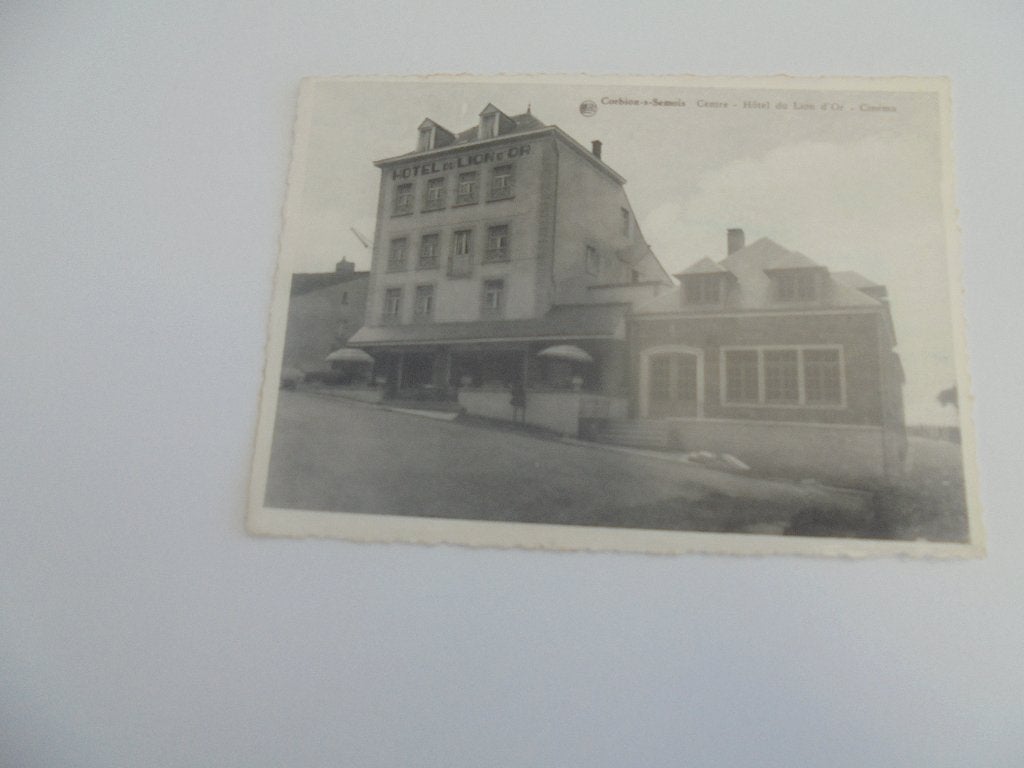 corbion sue semois -hotel du lion d'or, Collections, Enlèvement ou Envoi, 1940 à 1960, Affranchie, Luxembourg